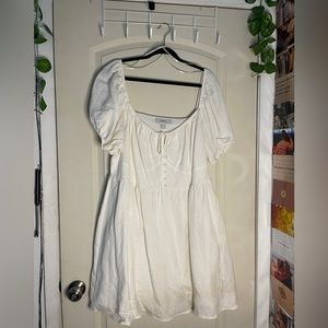 Forever 21 plus White Corset top dress 2x